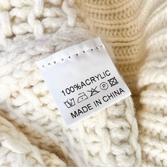 Anrabess Oversized Cable Knit Sweater Dress Women’s Small Chunky Knit Irish - Picture 10 of 12